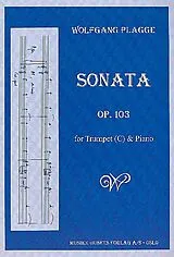 Wolfgang Plagge Notenblätter Sonate op.103 für Trompete