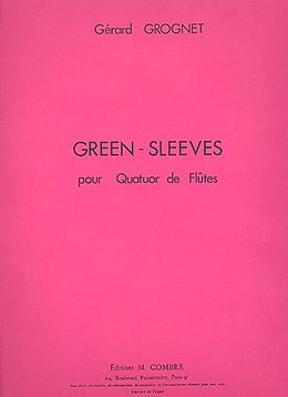 Gérard Grognet Notenblätter Green-Sleeves