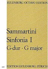 Giuseppe Sammartini Notenblätter Sinfonie G-Dur Nr.1