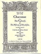 Henry Purcell Notenblätter Chaconne from the Prophetes