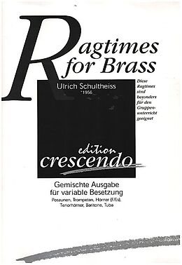 Ulrich Schultheiss Notenblätter Ragtimes for Brass gemischte