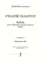 Frank Martin Notenblätter Ballade für Violoncello