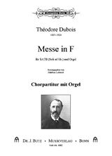 Francois Clement Théodore Dubois Notenblätter Messe F-Dur