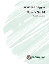 A. Adnan Saygun Notenblätter Sonata op.20