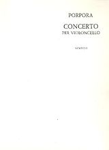 Nicola Antonio Porpora Notenblätter Konzert a-Moll