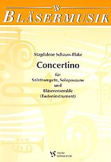 Magdalene Schauss-Flake Notenblätter Concertino für Trompete, Posaune