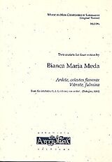 Bianca Maria Meda Notenblätter 2 Motets for 4 voices (and Bc)