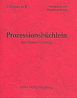  Notenblätter Prozessionsbüchlein der Diözese Würzburg zum alten GL