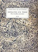 Joseph Bodin de Boismortier Notenblätter 6 sonates en Trio op.7