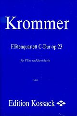Franz Vinzenz Krommer Notenblätter Quartett C-Dur op.23 für Flöte