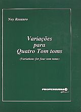 Ney Gabriel Rosauro Notenblätter Variacoes para 4 Tom Toms