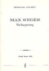Max Reger Notenblätter Weihegesang