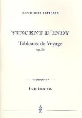 Vincent D'Indy Notenblätter Tableaux de Voyage op.36