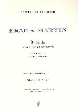 Frank Martin Notenblätter Ballade für Flöte und Orchester