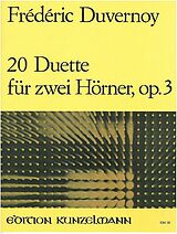 Frederic Nicholas Duvernoy Notenblätter 20 Duette op.3