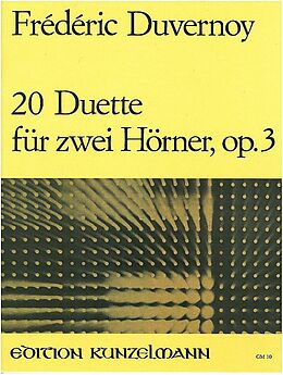 Frederic Nicholas Duvernoy Notenblätter 20 Duette op.3