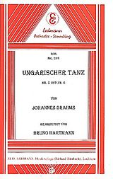 Johannes Brahms Notenblätter Ungarischer Tanz Nr.5 und Nr.6