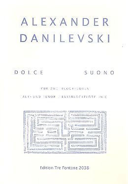 Alexander Danilevski Notenblätter Dolce suono für 2 Blockflöten
