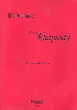 Béla Vavrinecz Notenblätter Rhapsody no.1