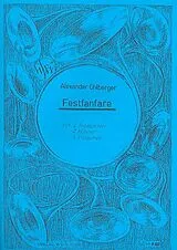 Alexander Öhlberger Notenblätter Festfanfare