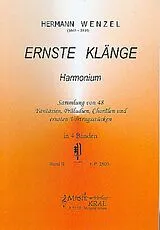 Hermann Wenzel Notenblätter Ernste Klänge Band 2 für Harmonium