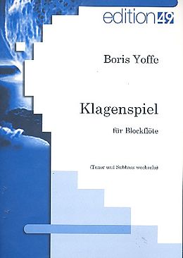 Boris Yoffe Notenblätter Klagenspiel für Blockflöte