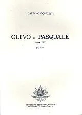 Gaetano Donizetti Notenblätter Olivo e Pasquale per canto