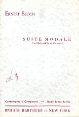 Ernest Bloch Notenblätter Suite modale