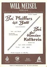  Notenblätter Bei Pfeiffers ist Ball und Bei der