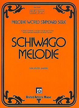 Maurice Jarre Notenblätter Schiwago Melodiefür Klavier