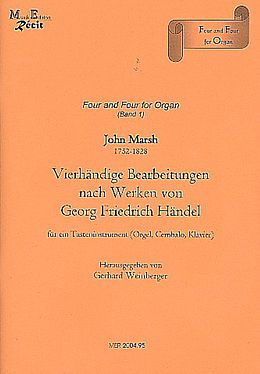 John Marsh Notenblätter Vierhändige Bearbeitungen nach Werken von Georg Friedrich Händel
