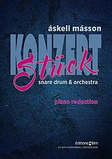 Áskell Másson Notenblätter Konzertstück für Kleine Trommel und Orchester