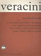 Francesco Maria Veracini Notenblätter Sonate h-Moll für Violine (Viola)