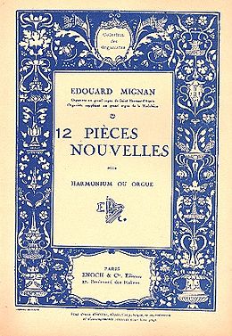 Edouard Mignan Notenblätter 12 pièces nouvelles