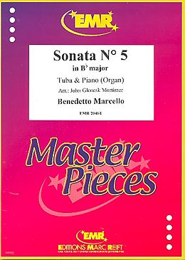 Benedetto Marcello Notenblätter Sonate B-Dur Nr.5 für Tuba und Klavier