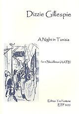 Dizzy (John Birks) Gillespie Notenblätter A Night in Tunisia für 4 Blockflöten (AATB)