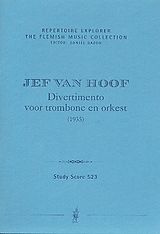 Jef van Hoof Notenblätter Divertimento für Posaune und Orchester