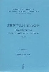 Jef van Hoof Notenblätter Divertimento für Posaune und Orchester