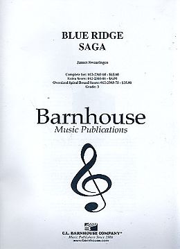 James Swearingen Notenblätter Blue Ridge Saga for concert band