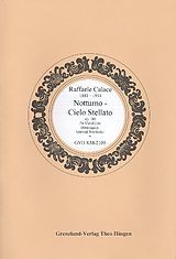 Raffaele Calace Notenblätter Notturno - Cielo stellato op.186