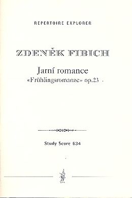 Zdenek Fibich Notenblätter Frühlingsromanze op.23 für Sopran