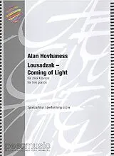 Alan Hovhannes Notenblätter Lousadzak für Klavier und Streichorchester