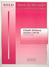 Claude Debussy Notenblätter Syrinx (1913)