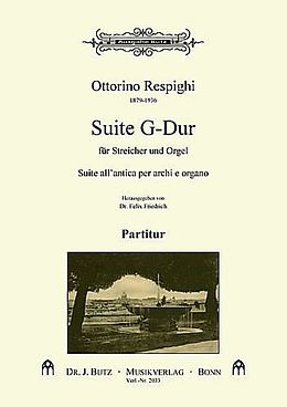 Ottorino Respighi Notenblätter Suite G-Dur