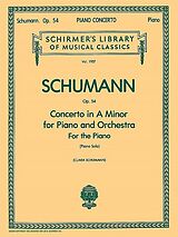 Robert Schumann Notenblätter Konzert a-Moll op.54 für Klavier und