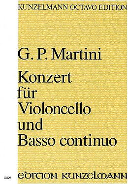 Giovanni Battista Martini Notenblätter Konzert D-Dur