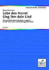  Notenblätter Lobe den Herrn! Sing ihm dein Lied