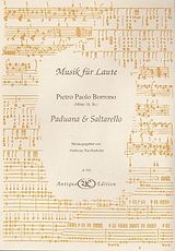 Pietro Paolo Borrono Notenblätter Paduana und Saltarello