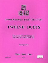 Johann Sebastian Bach Notenblätter 12 Duets for trumpets