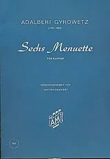 Adalbert Gyrowetz Notenblätter 6 Menuette
